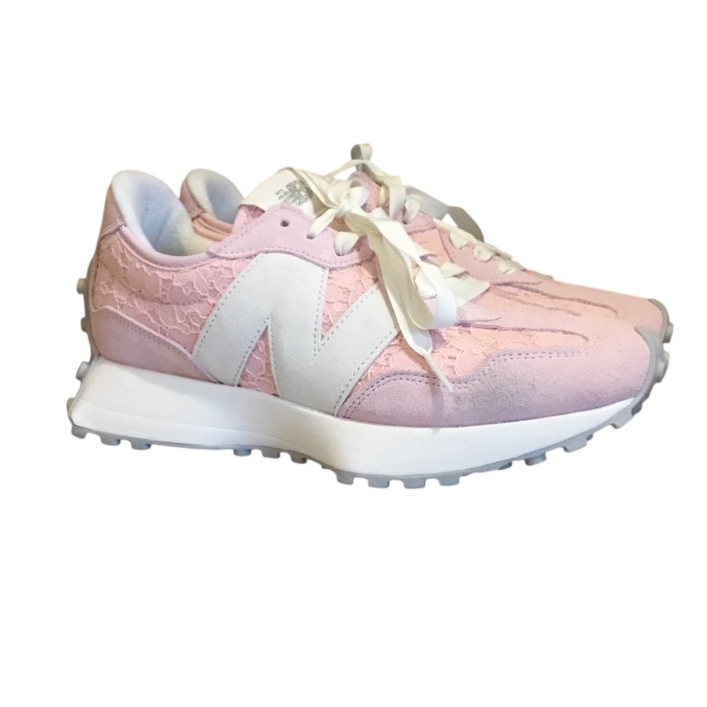 New Balance Pink and White Women's Sneakers